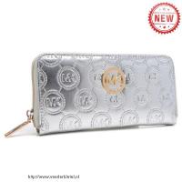 michael kors logo monogram groot zilver portefeuilles Outlet Hoenzadriel x9lyv192